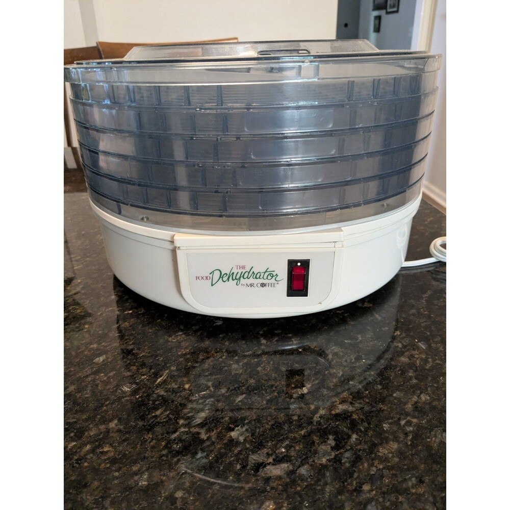 Mr. Coffee Food Dehydrator FD5 – 5 Tray Stackable Dryer With Tray Liner Tested